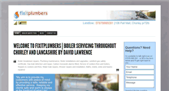 Desktop Screenshot of boilerservicechorley.net