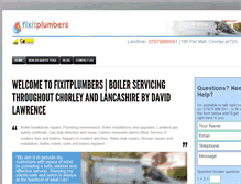 Tablet Screenshot of boilerservicechorley.net